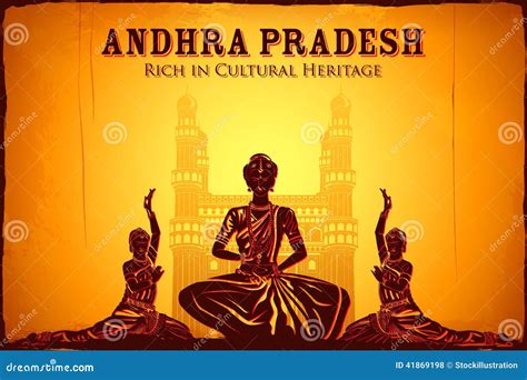 Culture of Andhra Pradesh stock illustration. Image of architecture - 41869198