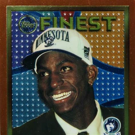 Kevin Garnett Rookie Cards Checklist, Gallery, Best RCs, Most Valuable