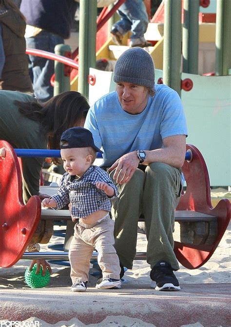 Owen Wilson and son Robert Wilson visited an LA park in December 2011 ...