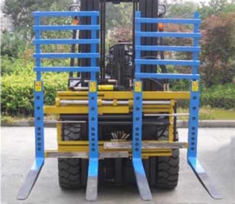 Class 2 Forklift Truck Attachments Flexible Single / Double Pallet Handler