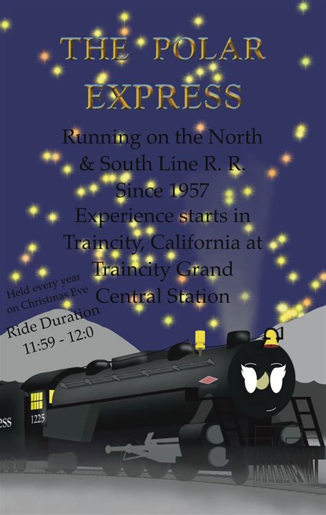 Polar Express Poster by NorthandSouthLine on DeviantArt