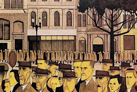 JOHN BRACK'S 'Collins St, 5pm' 1955. This painting was voted the most ...