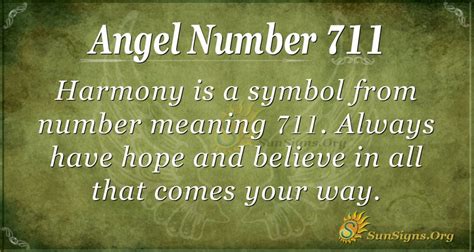 Angel Number 711 Meaning: Choose Happiness - SunSigns.Org