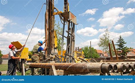 Oil Rig Workers stock photo. Image of exploration, gasoline - 46038100