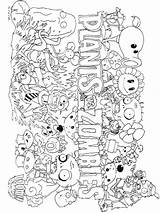 Plants Vs Zombies coloring Pages sketch template
