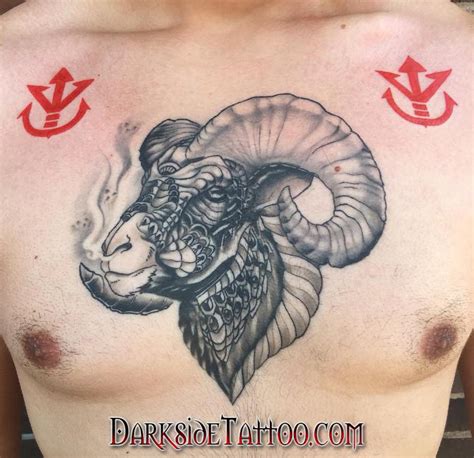 Black and Gray Ram Tattoo by Daniel Adamczyk: TattooNOW