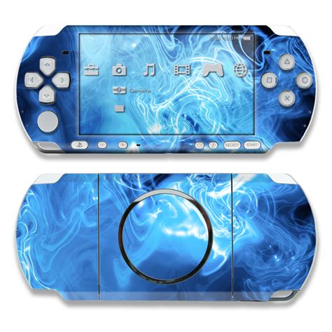 PSP 3000 Skin - Blue Quantum Waves by Gaming | DecalGirl