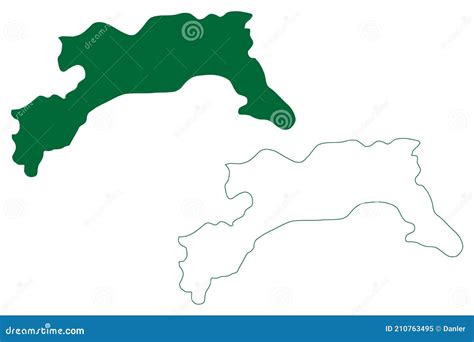 Changlang District Arunachal Pradesh State, Republic of India Map Vector Illustration, Scribble ...