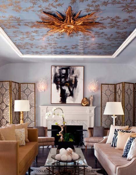 Ceiling Designs, 15 Ideas for Ceiling Decorating with Modern Wallpaper