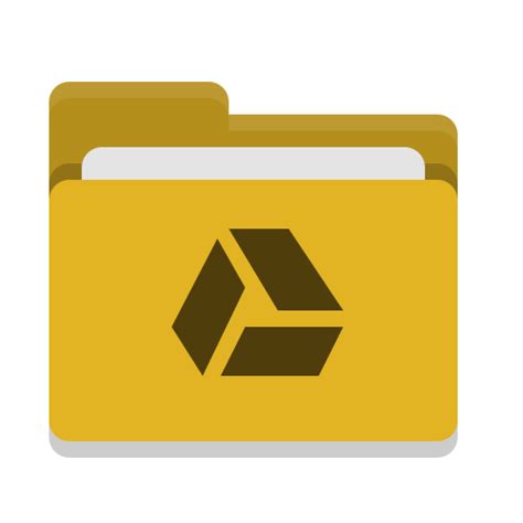Folder yellow google drive - Files & Folders Icons