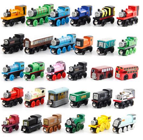 A set of 53 styles Thomas and friends anime wood railway train / Thomas train model toys in 2022 ...