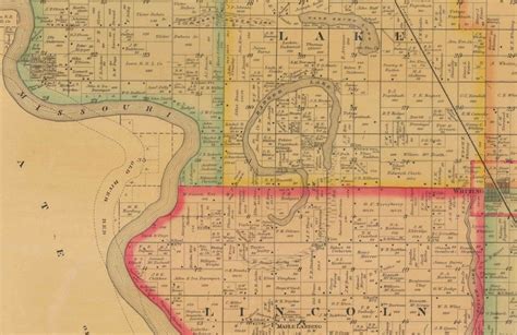 Monona County Iowa 1884 Old Wall Map With Landowner Names Farm | Etsy