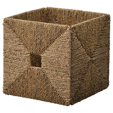 KNIPSA basket, seagrass, 32x33x32 cm - IKEA