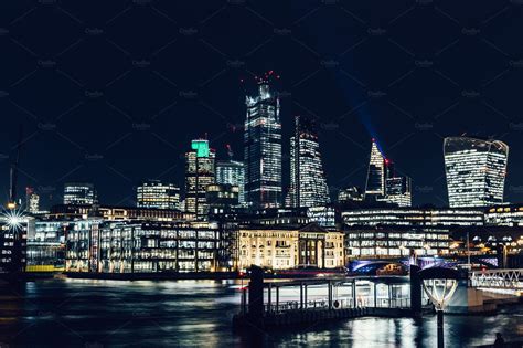 City of London modern skyline night | London city, Skyline, City