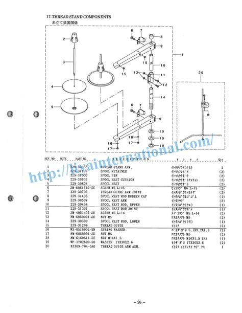 Juki dnu 1541 parts list | PDF