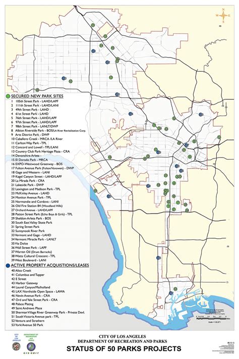 Map | 50 Parks | City of Los Angeles Recreation and Parks