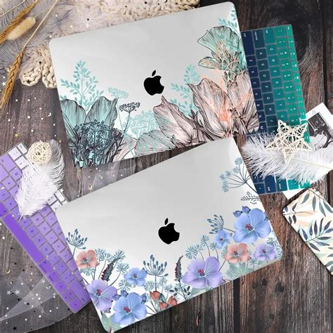 Floral Style Case For Macbook Air 11 12 Pro Retina13 15 Laptop Cover Bag Mac book 13.3 15"16 ...