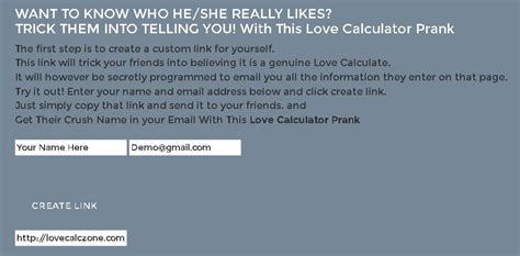 (*LoL*)PRANK YOUR FRIEND WITH THIS LOVE CALCULATOR AND KNOW HIS ...