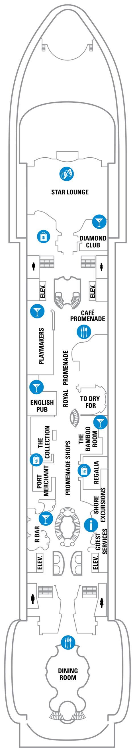 Navigator of the Seas Deck Plans | CruiseInd