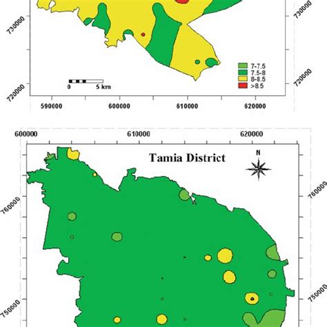 5 Map showing soil pH in the upper 30-cm soil | Download Scientific Diagram