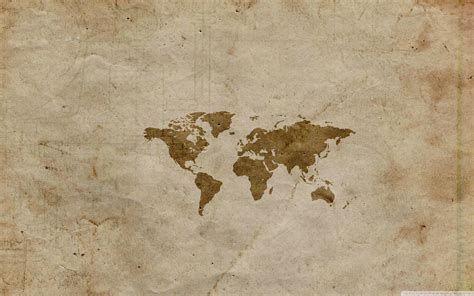 Old World Map Desktop Wallpaper - WallpaperSafari