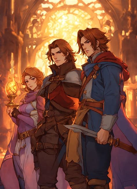 Lexica - A thropple of Alacard, Trevor Belmont and Sypha Belnades