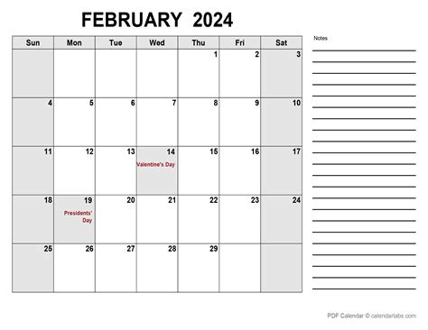 2024 February Calendar Template Editable Word - Minni Tabitha