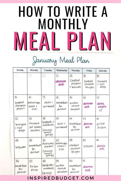 Ucla 19P Meal Plan Calendar