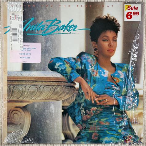 Anita Baker ‎– Giving You The Best That I Got (1988) Vinyl, LP, Album – Voluptuous Vinyl Records