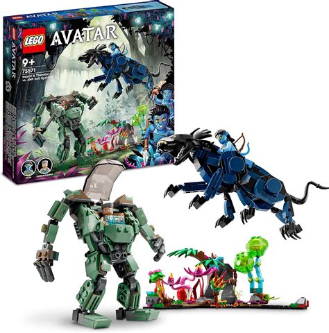 LEGO 75571 Avatar Neytiri & Thanator vs. AMP Suit Quaritch Buildable ...