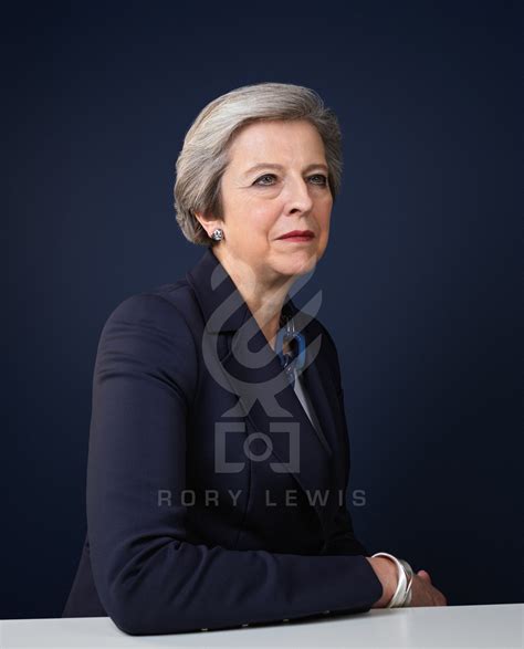 Prime Minister Theresa May Portrait Sitting — Rory Lewis: Portrait ...