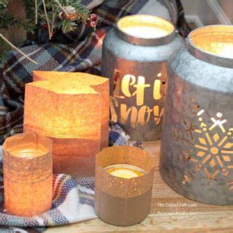 Winter Luminary Craft - DIY Paper Bag Luminaries