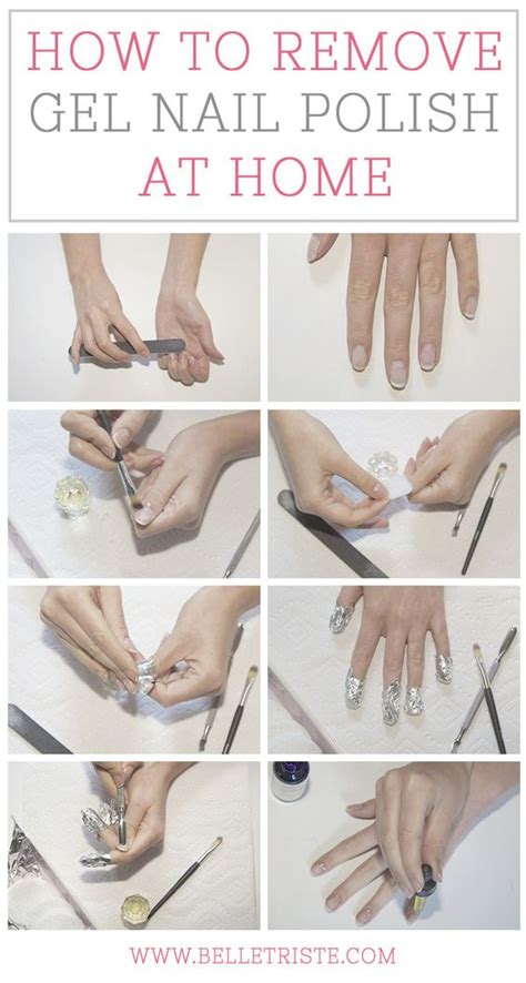 How to remove gel nail polish at home | Home, Polish and Learning