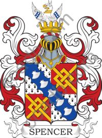 Spencer Family Crest, Coat of Arms and Name History