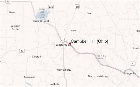 Campbell Hill (Ohio) Mountain Information