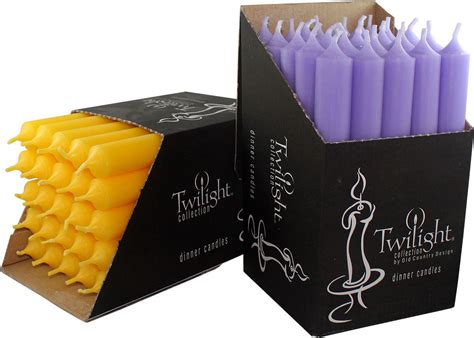 Twilight Dinner Candles - Lavender & Sunflower | Candle dinner ...