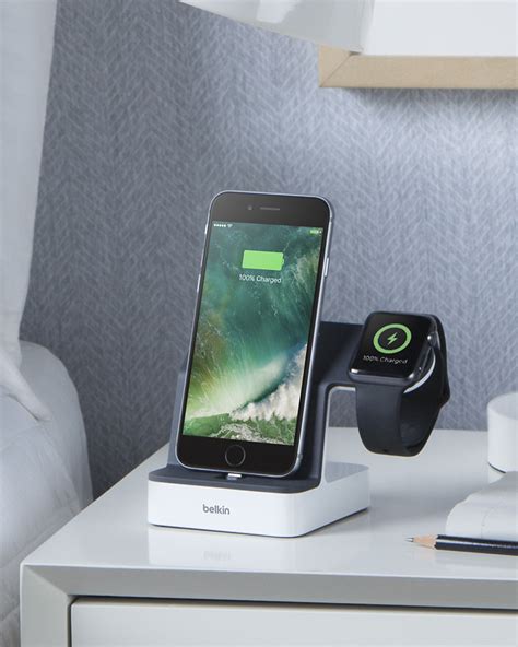 Best Buy: Belkin PowerHouse™ Charging Dock for iPhone and Apple Watch ...