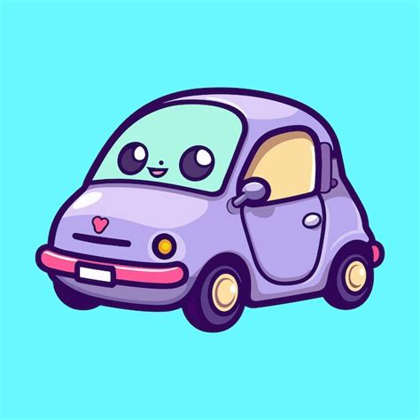 Premium Vector | Car vehicle kawaii character vector