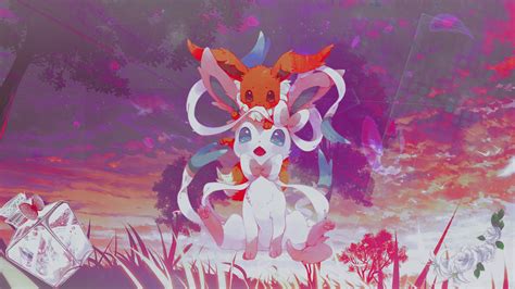 Sylveon Eevee Beauty Wallpaper by Nialondo on DeviantArt