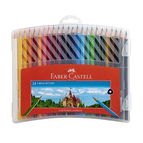 Lápices de Colores FABER-CASTELL Triangular Paquete 24un | plazaVea - Supermercado