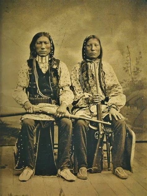 Two Cheyenne Indian Warriors: | Histoire des indiens d'amérique ...