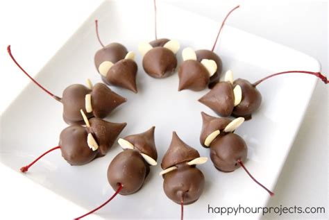 Chocolate Cherry Mice – Edible Crafts