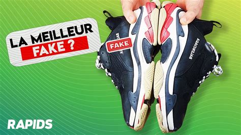 La meilleure fake BALENCIAGA Triple S est BLUFFANTE ! (Real vs Fake) - YouTube