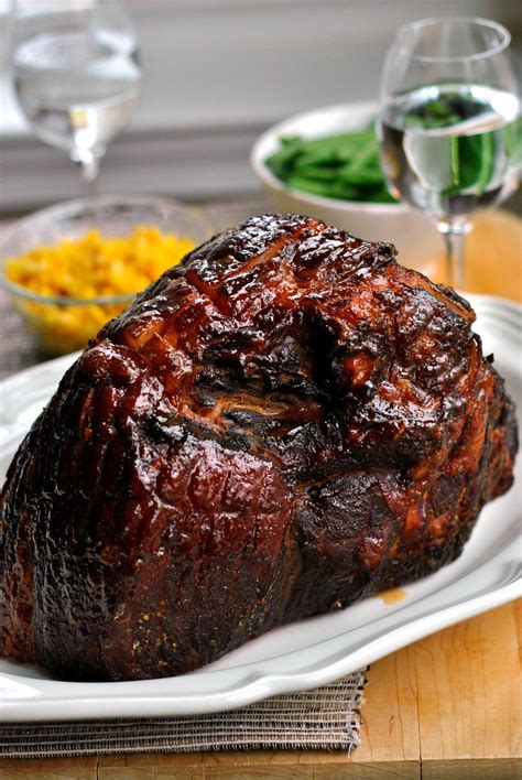 Maple Mustard Glazed Ham is a simple holiday masterpiece! Maple syrup, mustard, brown sugar and ...