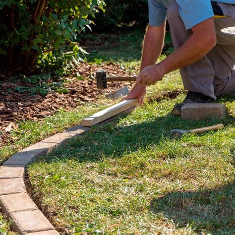 How to Install Concrete Flower Bed Edging | Family Handyman