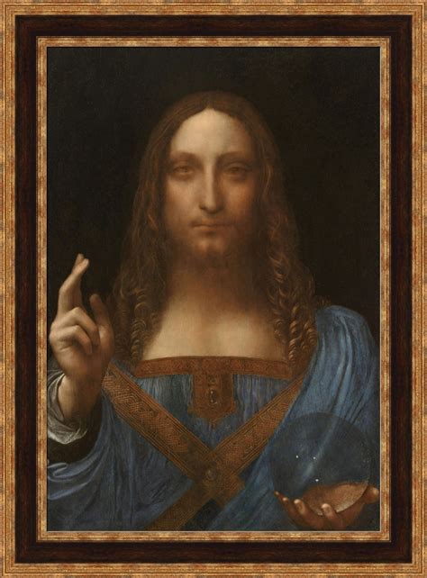 Salvator Mundi Leonardo Da Vinci Rare Christ Painting By Leonardo Da ...