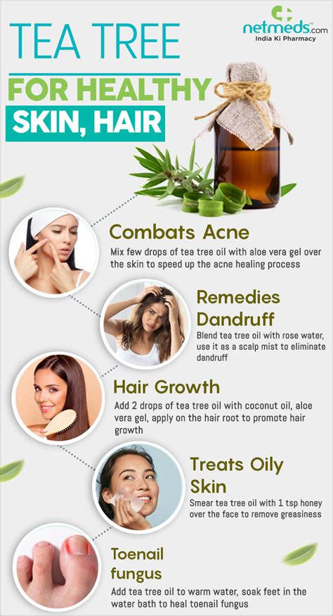 Tea Tree Oil: 5 Splendid Tea Tree Oil DIY Recipes For Overall Beauty - Infographic