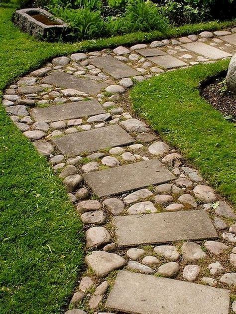 55 Amazing Easy Garden Path & Walkway Front Yard Landscaping Ideas | Backyard garden, Outdoor ...