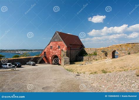 Varberg Fortress stock image. Image of house, defense - 150848455