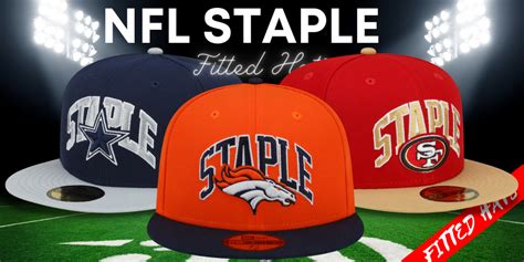 New Era x NFL Staple 2022 Fitted Hats Released (September 12th)